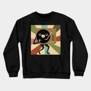 The Singing Record Player Crewneck Sweatshirt